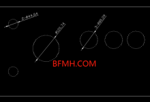 使用CAD快捷键PD一键批量标注统计不同直径孔位个数-北方门户